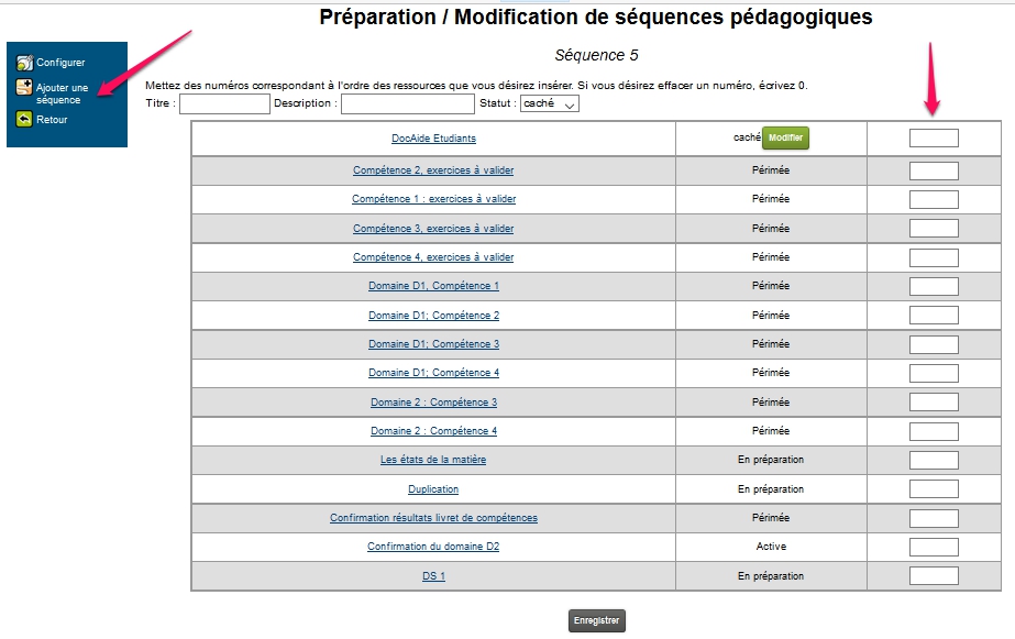 Affichage global des r�sultats individuels